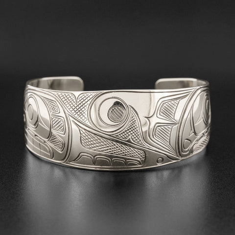 Thunderbird and Killerwhale - Silver Bracelet