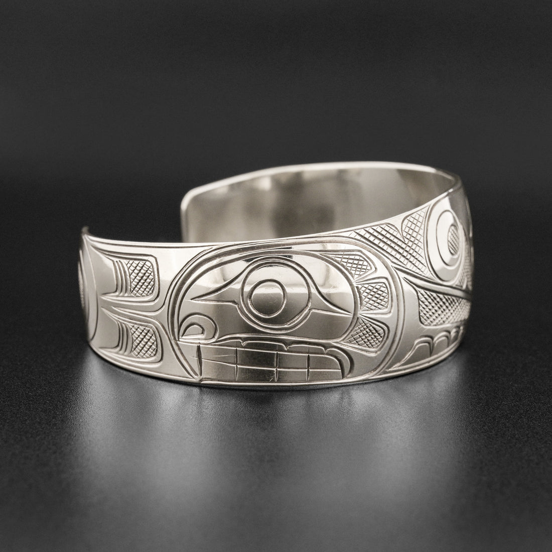 Thunderbird and Killerwhale - Silver Bracelet
