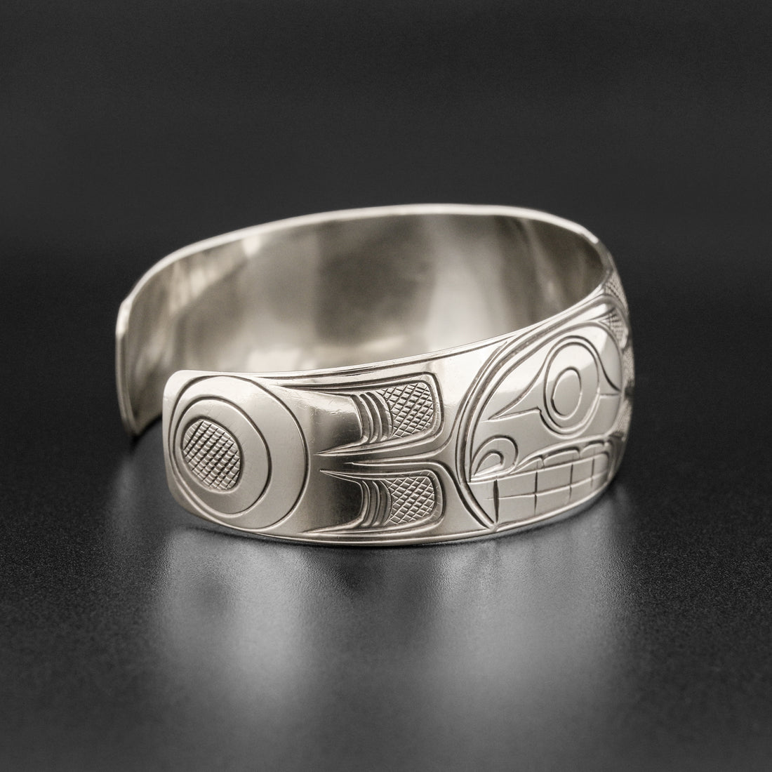 Thunderbird and Killerwhale - Silver Bracelet