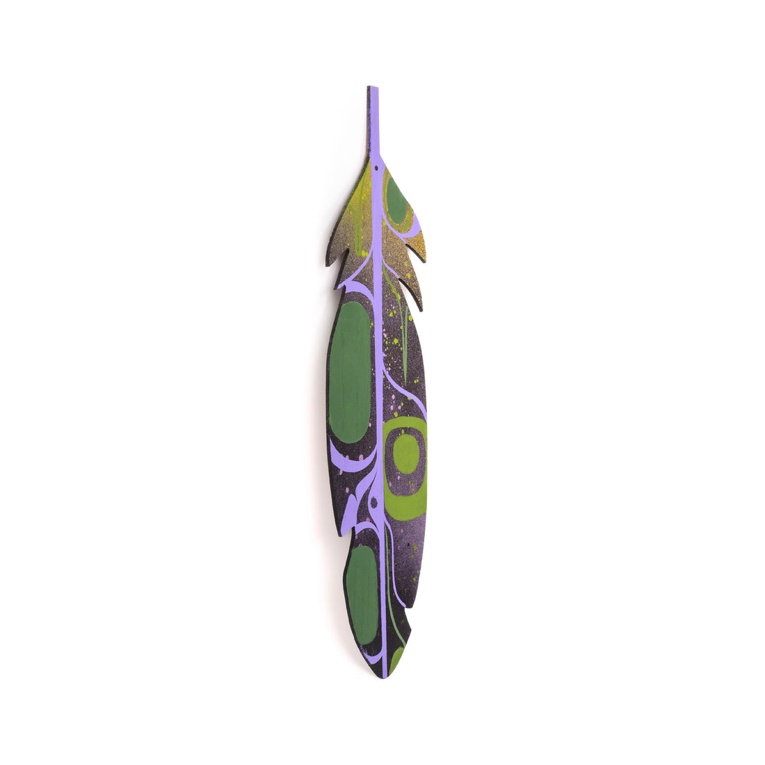Feather - Acrylic on Wood Board