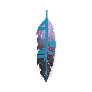 Feather - Acrylic on Faux Wood