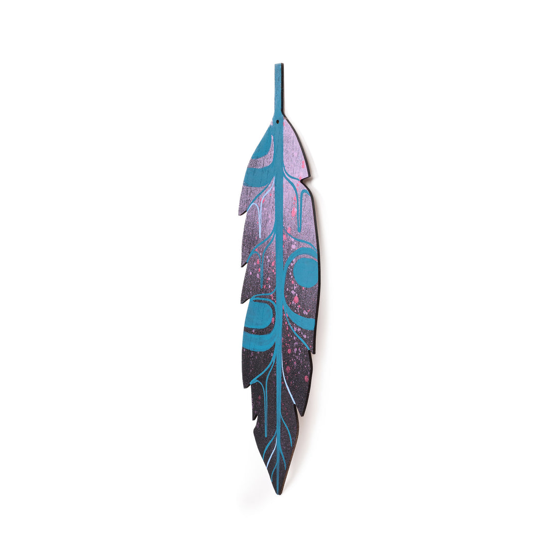 Feather - Acrylic on Faux Wood