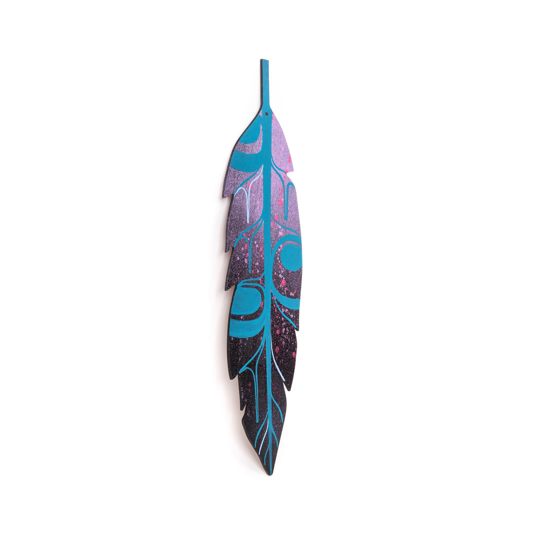 Feather - Acrylic on Faux Wood