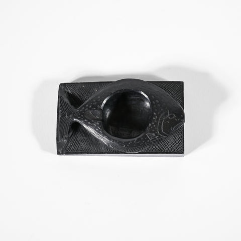 Halibut - Argillite Ashtray