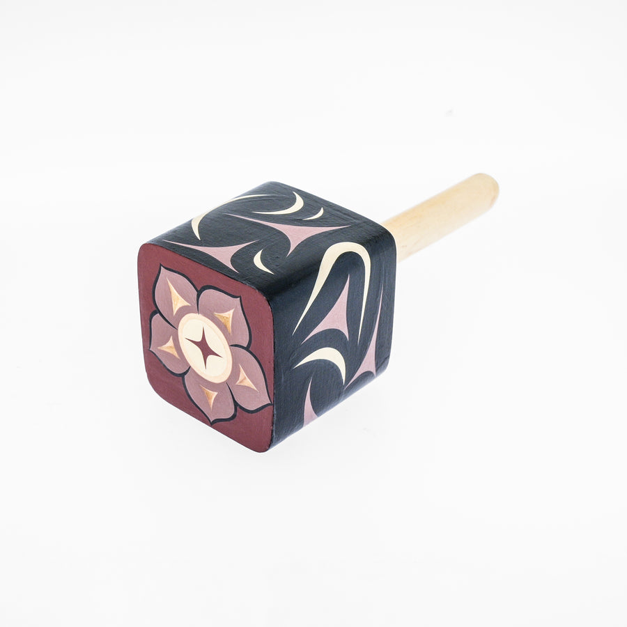 Metal Rose Rattle Wild Rose - Cedar Rattle – Lattimer Gallery