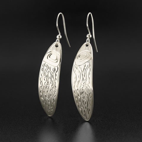 Jellyfish - Silver Earrings