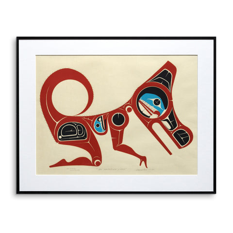Man Changing Into Wolf - Framed Limited Edition Print