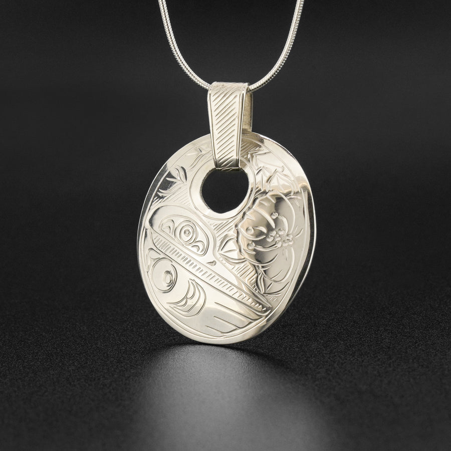 Hummingbird - Silver Pendant