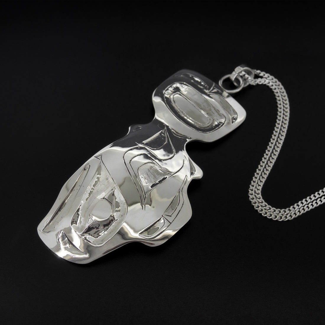 Salmon - Silver Pendant