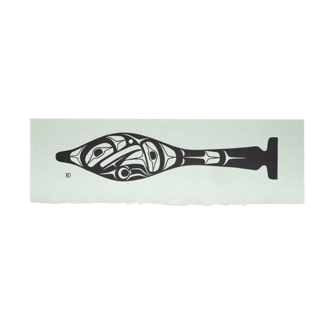 Untitled (Raven Paddle) - Set of Three Silkscreen Prints