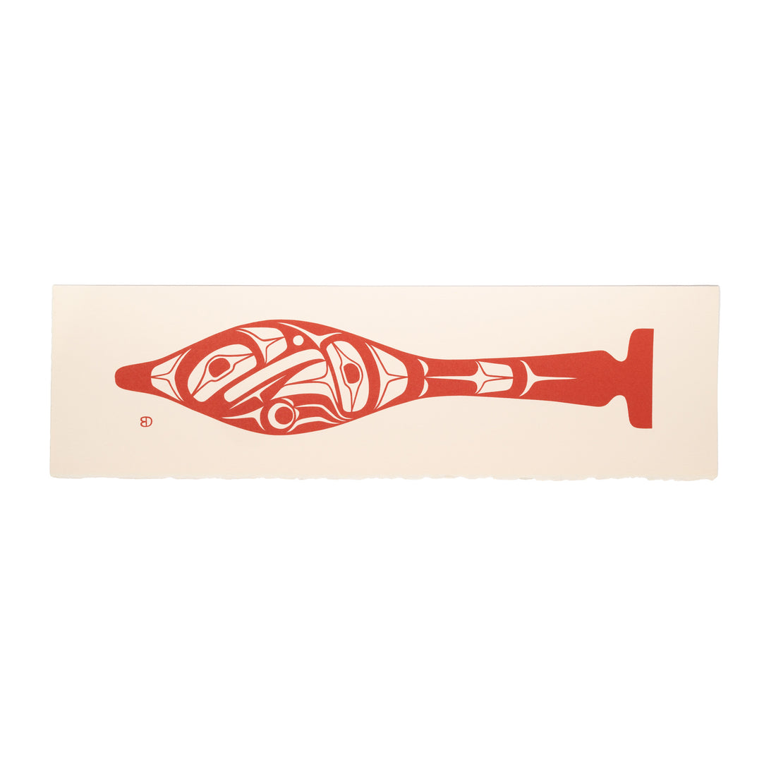 Untitled (Raven Paddle) - Silkscreen Print