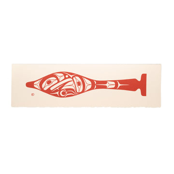 Untitled (Raven Paddle) - Silkscreen Print