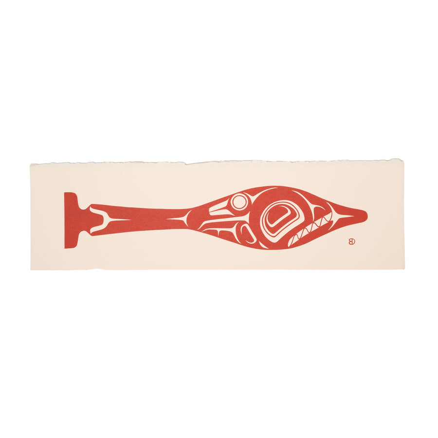 Untitled (Killerwhale Paddle) - Silkscreen Print