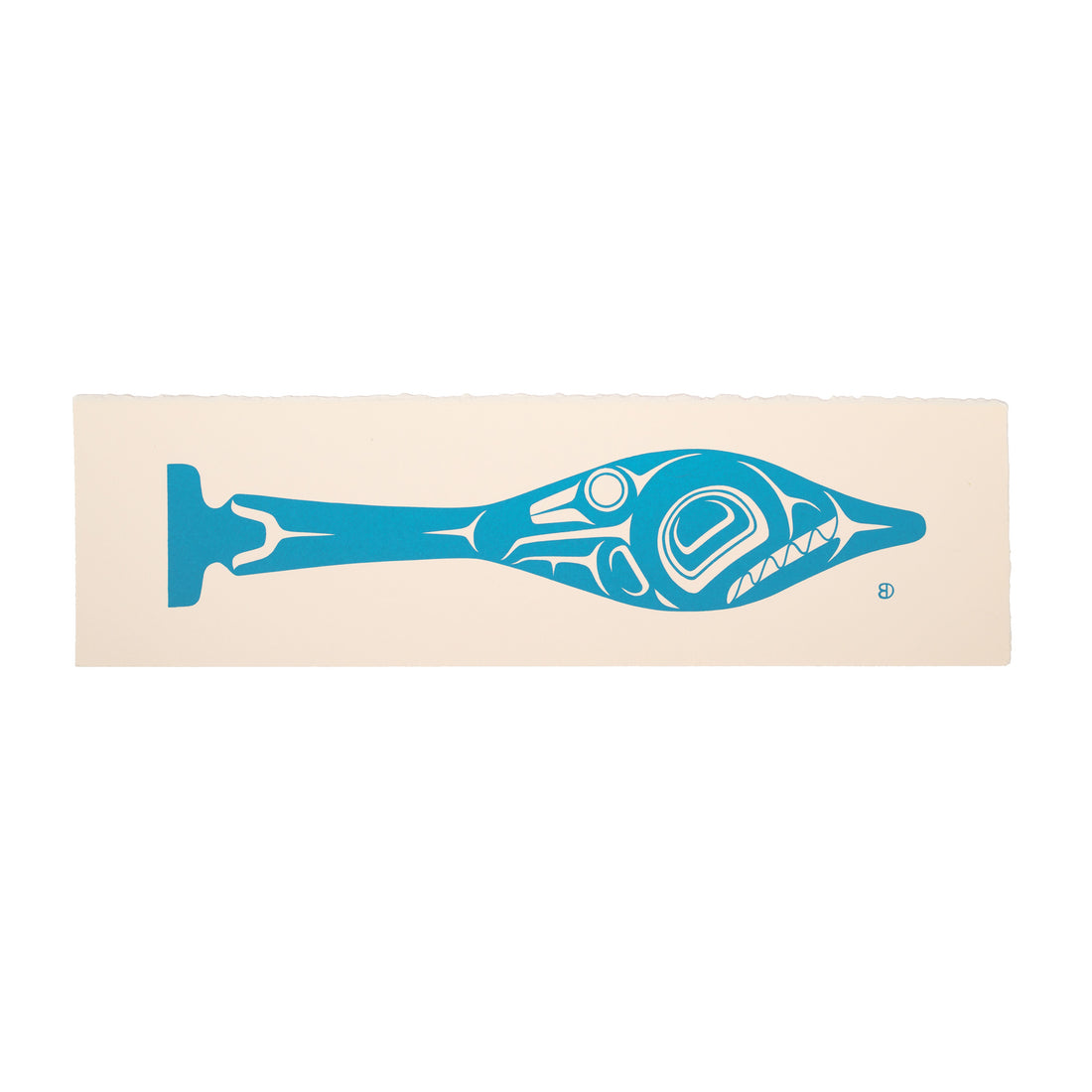 Untitled (Killerwhale Paddle) - Silkscreen Print
