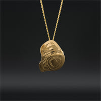 Human Transforming - 14k Gold Pendant