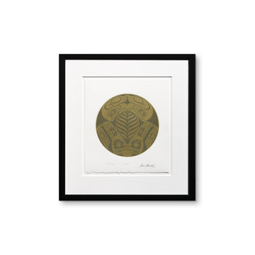 Frog (Gold and Green) - Framed Limited Edition Print