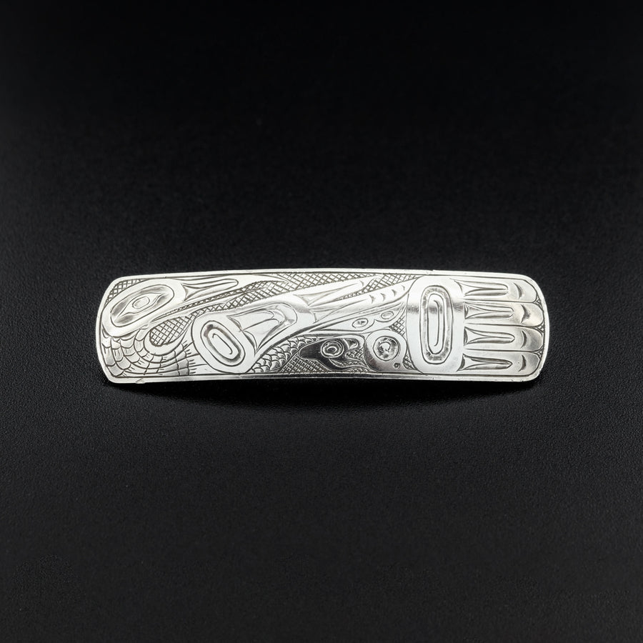 Cormorant - Silver Brooch