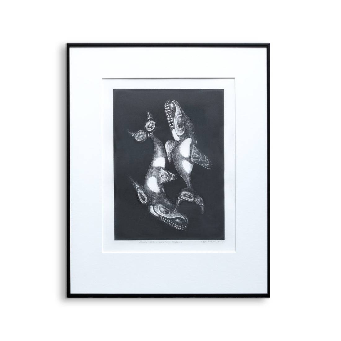 Haida Killer Whales - Skaana - Framed Limited Edition Lithograph
