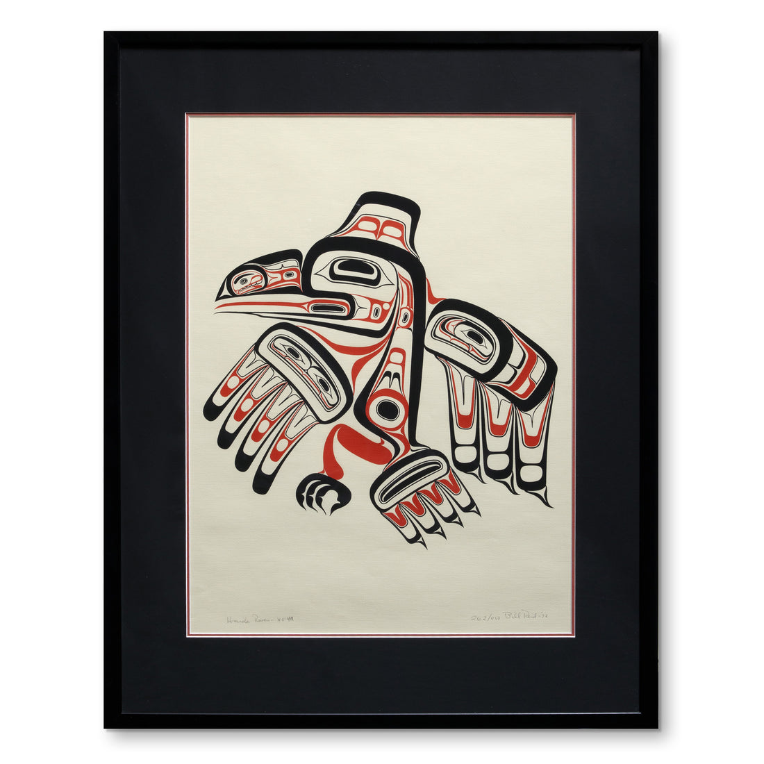 Haida Raven (Xo:ya) - Framed Limited Edition Print