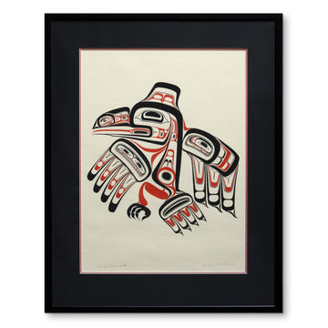 【Scarlet Bloom 】lithograph　直筆サイン・エディション Skaagi Haida Dog Salmon - Limited Edition Print – Lattimer Gallery