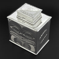 Bear and Killerwhale - Silver Tea Caddy