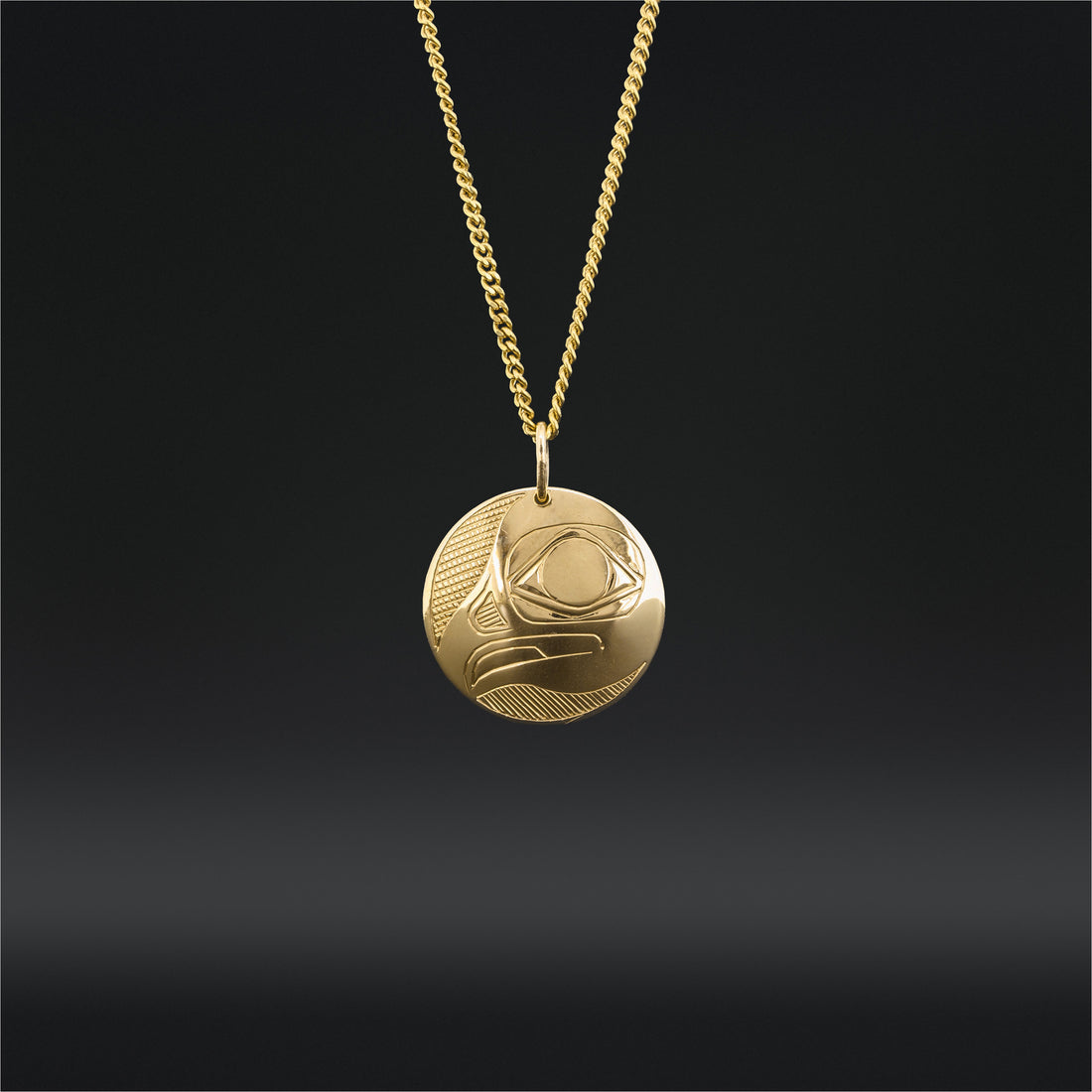 Eagle - 14k Gold Pendant