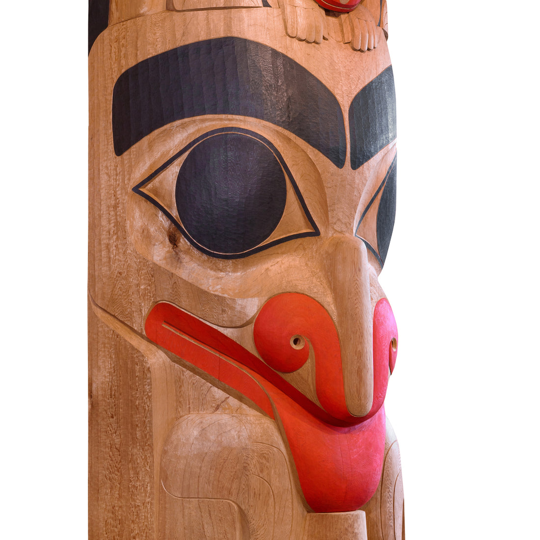 Bear Mother - Red Cedar Totem Pole