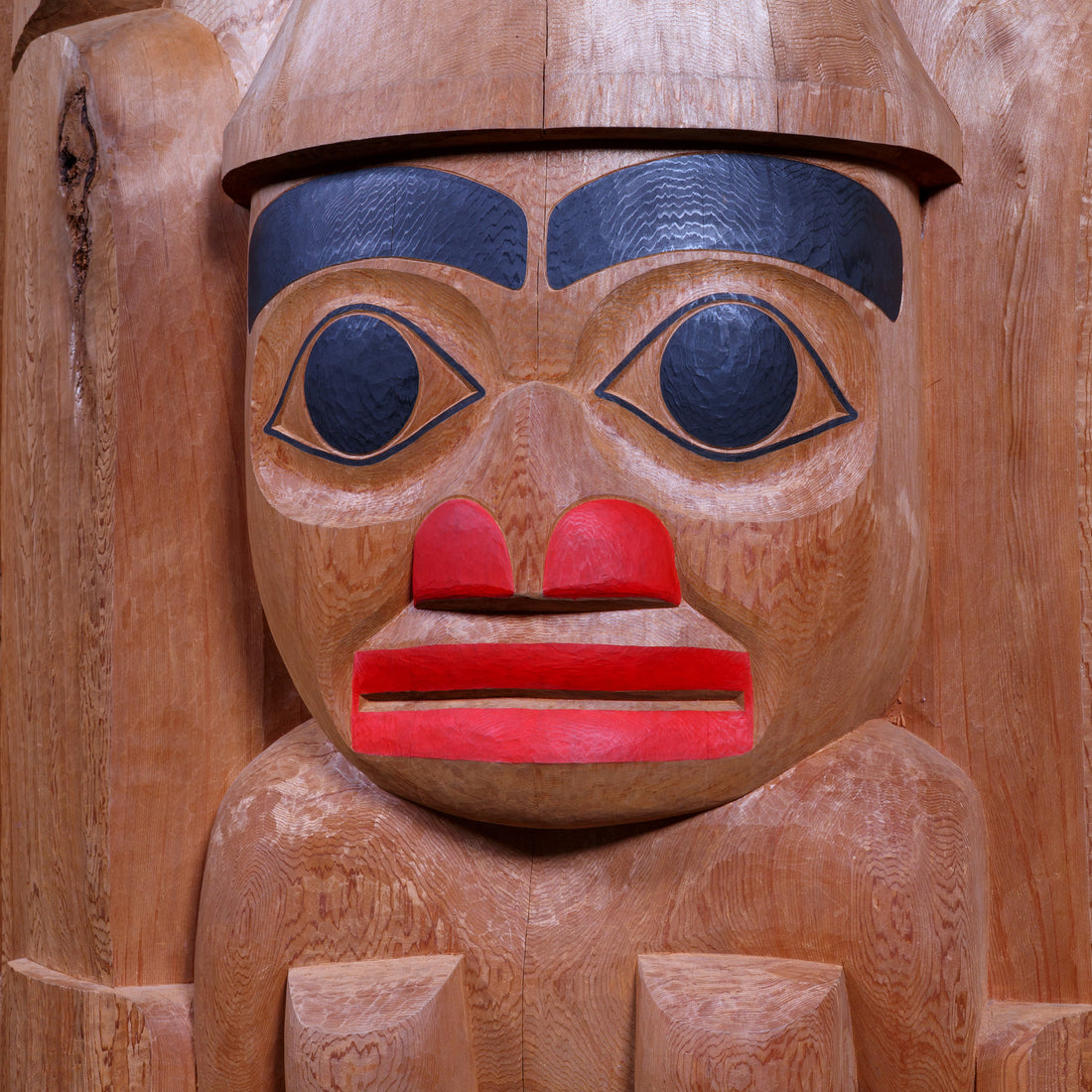 Bear Mother - Red Cedar Totem Pole