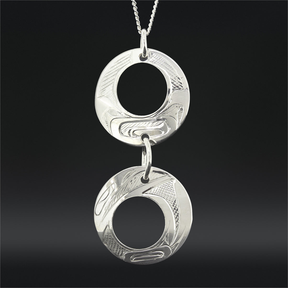 Abstract - Silver Pendant