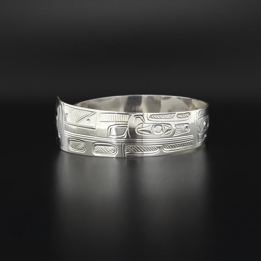 Chilkat - Silver Clasping Bracelet