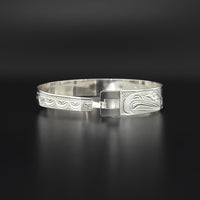 Eagle - Silver Clasping Bracelet