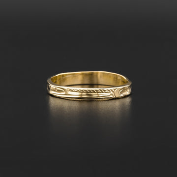 Hummingbird - 14k Gold Ring
