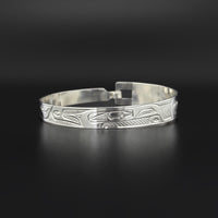 Raven - Silver Clasping Bracelet