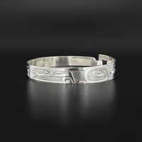 Raven - Silver Clasping Bracelet