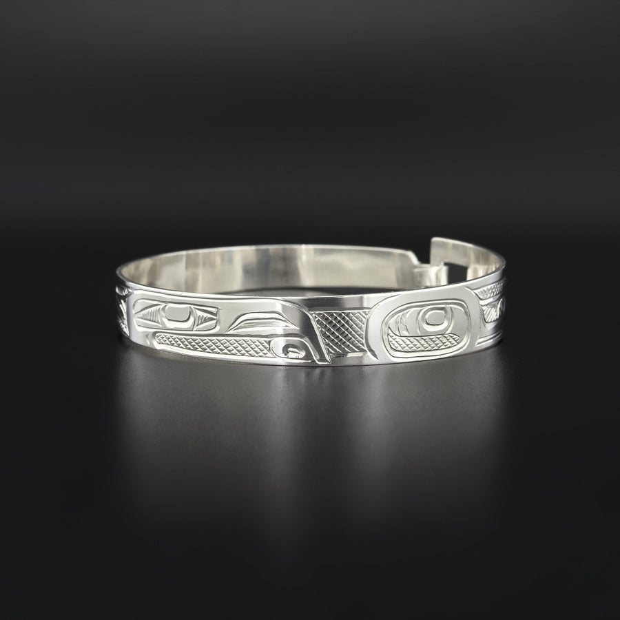 Raven - Silver Clasping Bracelet