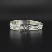Raven - Silver Clasping Bracelet