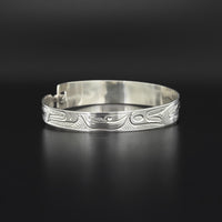 Raven - Silver Clasping Bracelet