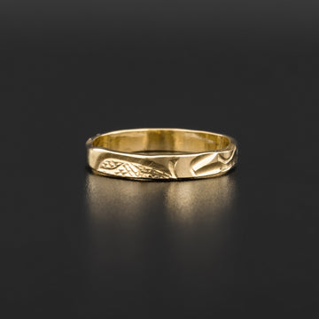 Thunderbird - 14k Gold Ring