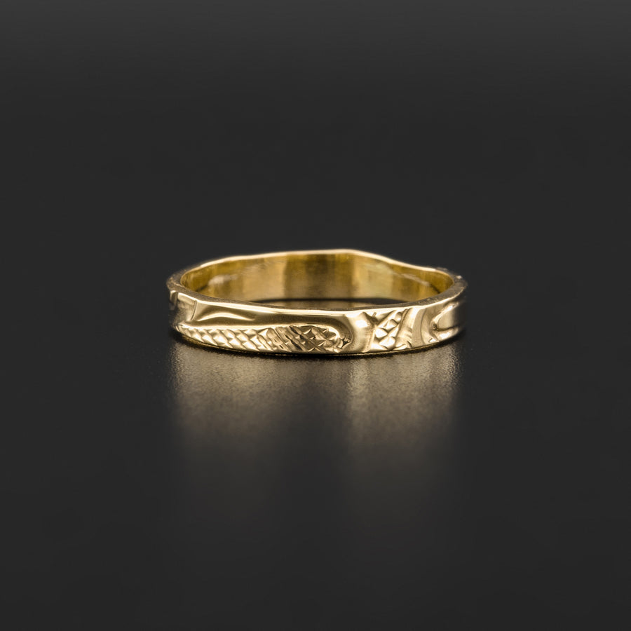 Thunderbird - 14k Gold Ring