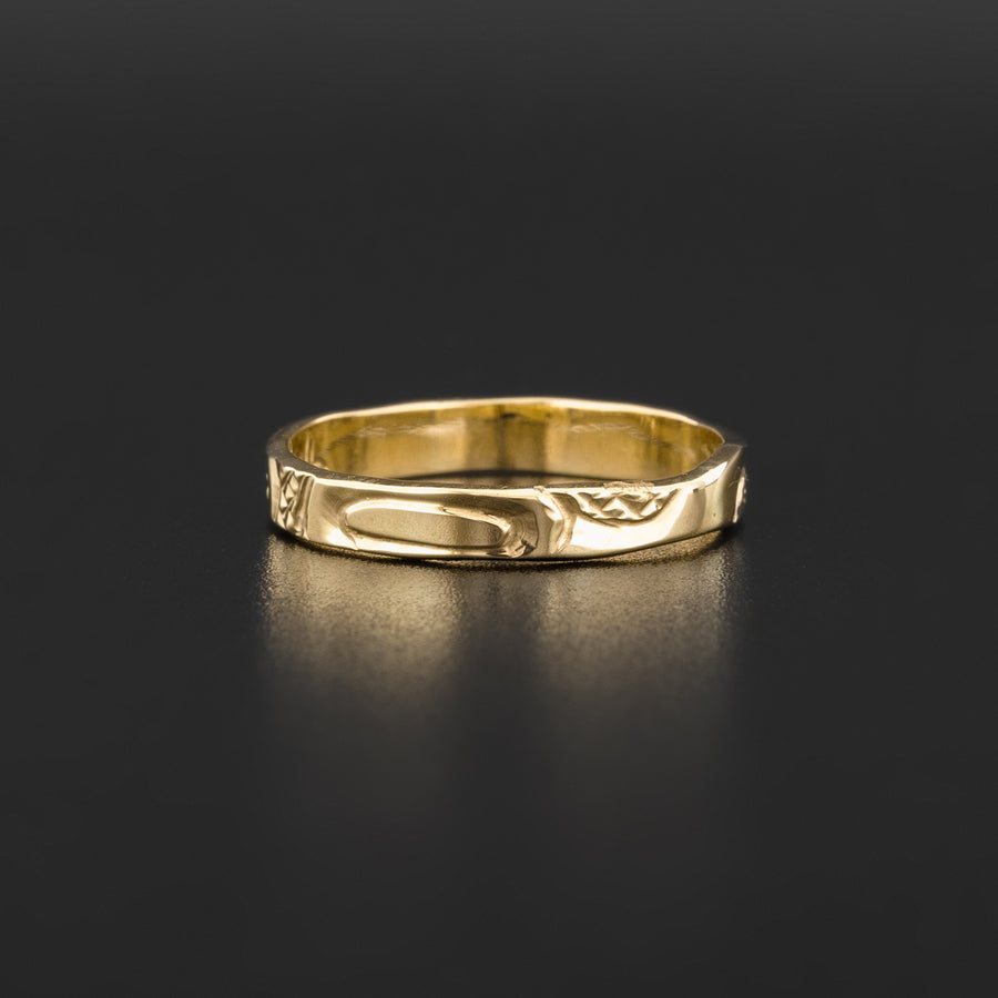 Thunderbird - 14k Gold Ring