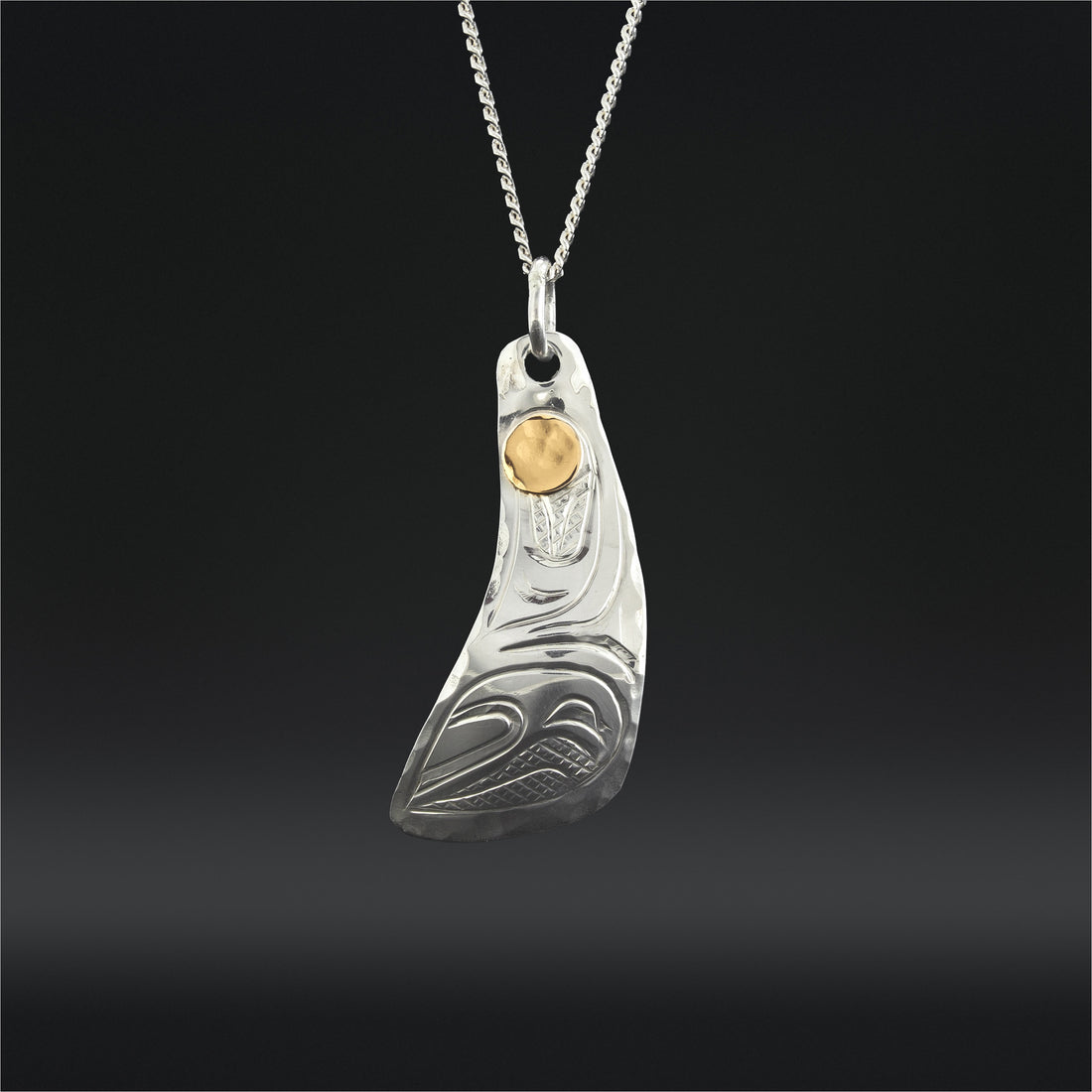 Thunderbird - Silver with 14k Gold