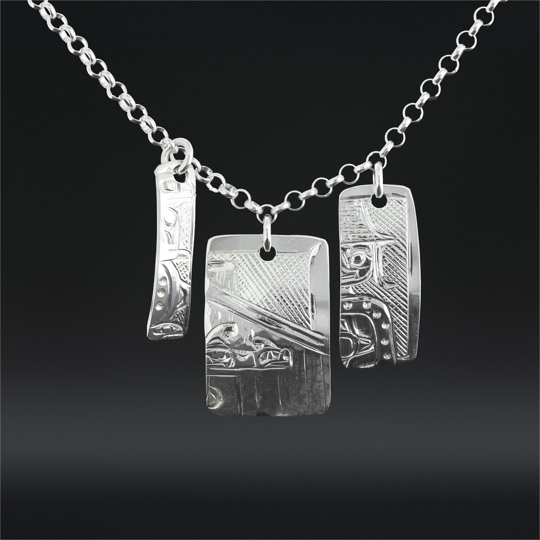 Tsakis Village - Silver Necklace