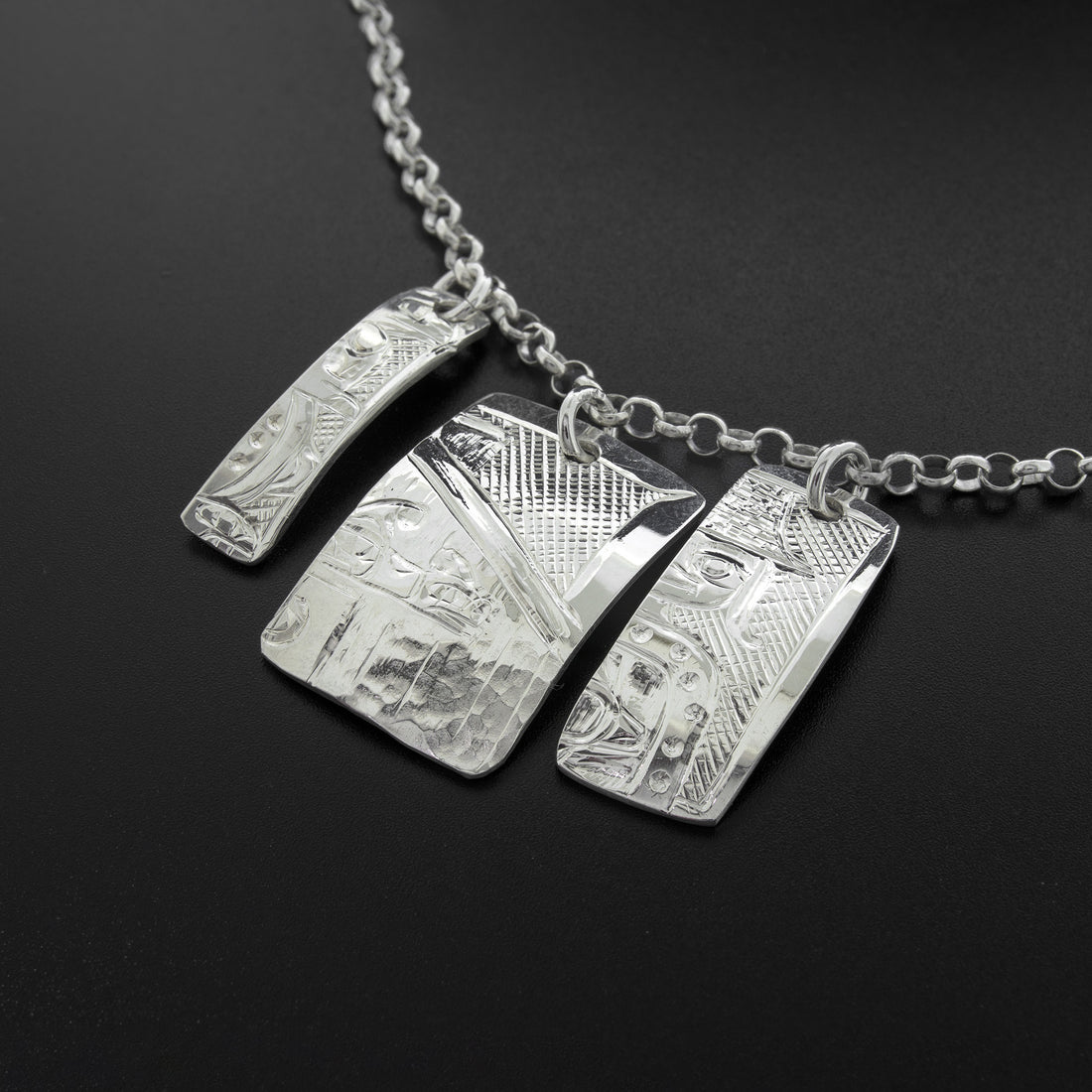 Tsakis Village - Silver Necklace