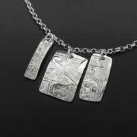 Tsakis Village - Silver Necklace