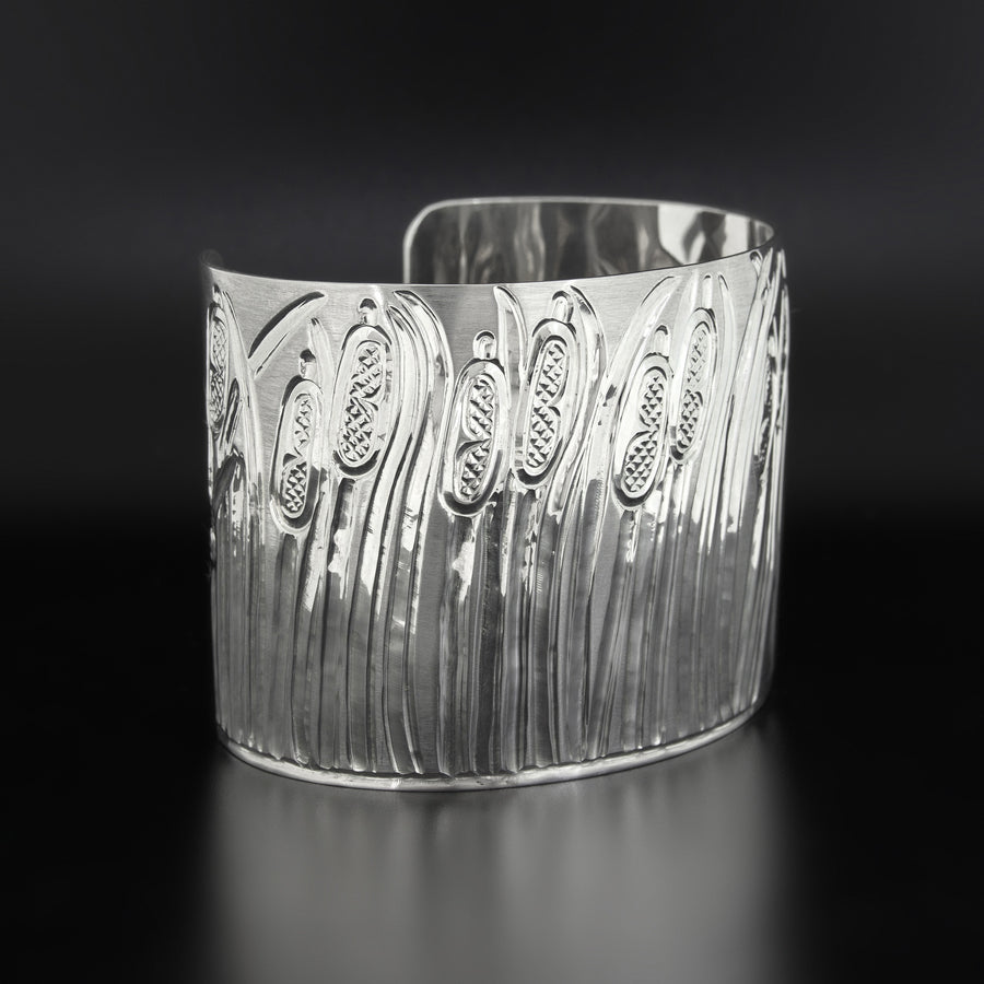 Cattails - Silver Bracelet