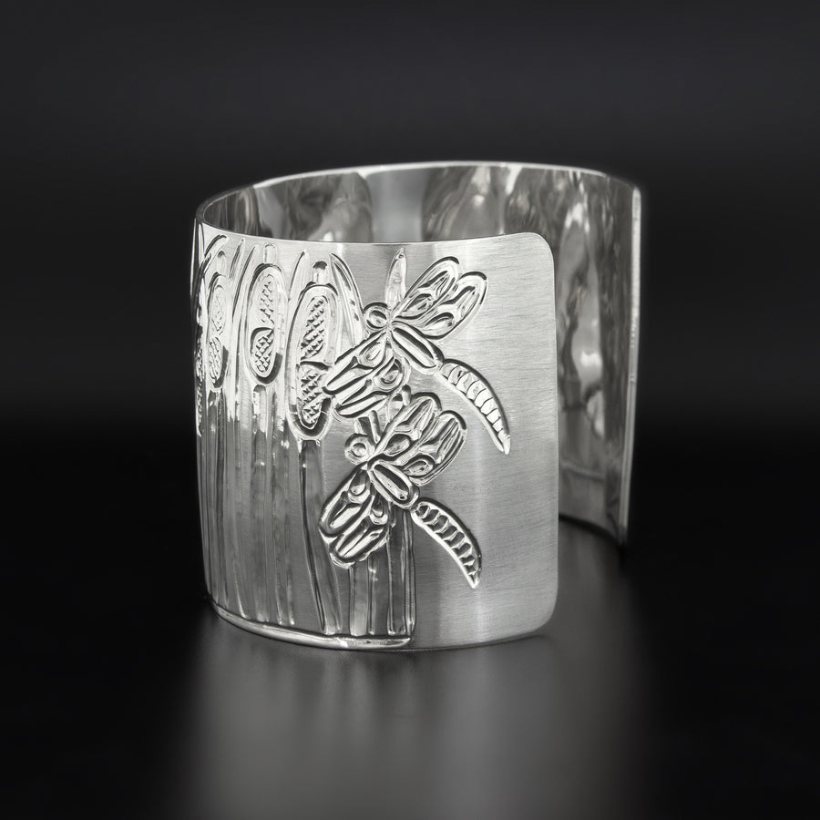 Cattails - Silver Bracelet