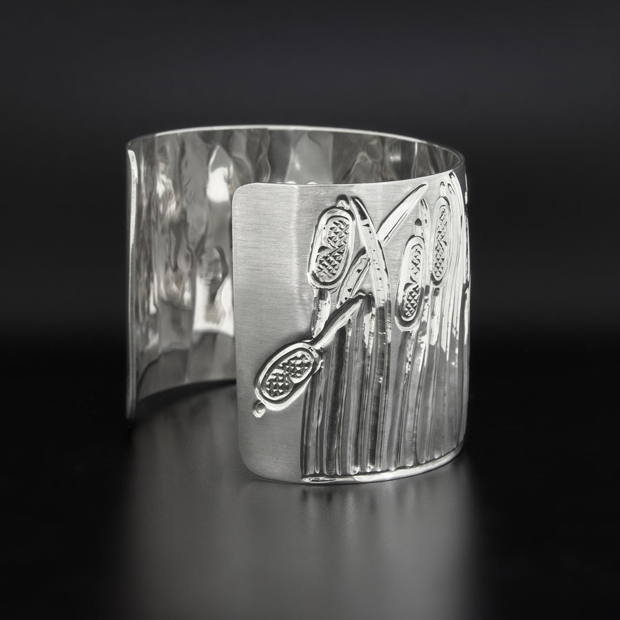 Cattails - Silver Bracelet