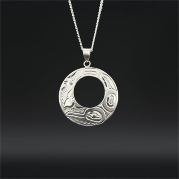 Hummingbird - Silver Pendant