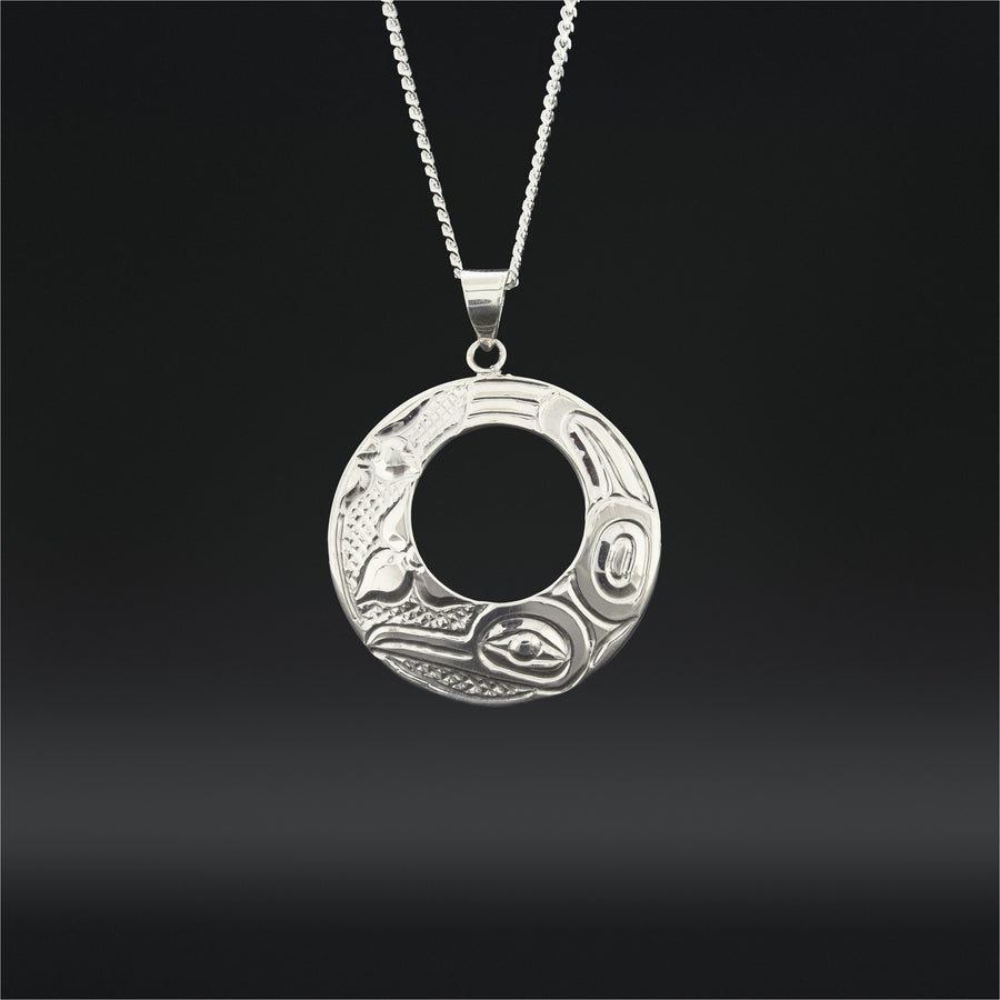 Hummingbird - Silver Pendant
