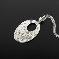 Hummingbird - Silver Pendant